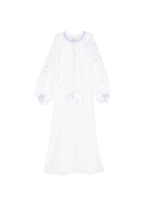 Vita Kin Babylon embroidered cut-out dress - White