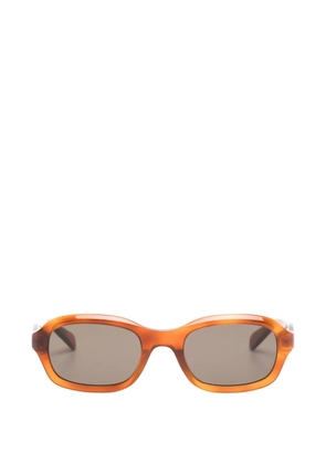 VALENTINO GARAVANI EYEWEAR VLogo square-frame sunglasses - Brown
