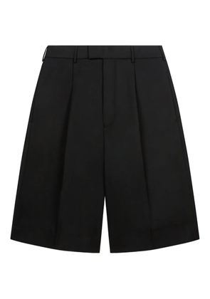 ABOUTBLANK pleated shorts - Black