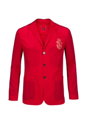 Billionaire Peter patch-pockets blazer - Red