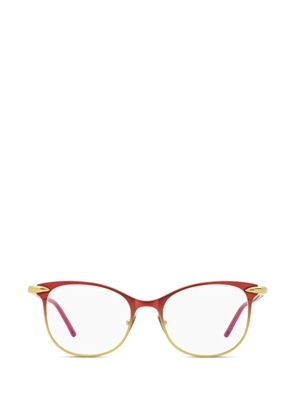 Pomellato Eyewear Iconic Pomellato griffe cat-eye glasses - Red