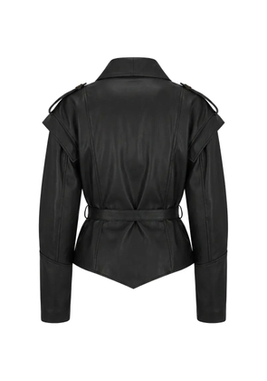 VICOLO belted jacket - Black