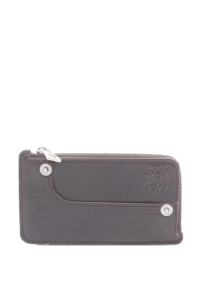 Loewe Pre-Owned 2010-2026 Leather Panta coin pouch - Brown
