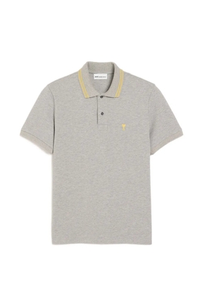 AMI Paris Ami De Coeur short-sleeves polo shirt - Grey