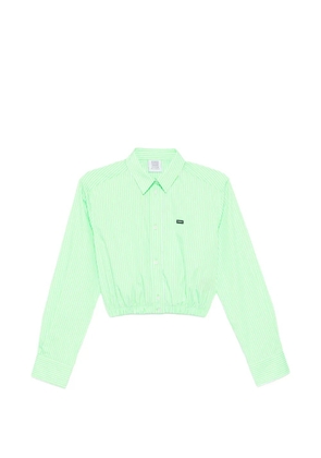 VETEMENTS striped shirt - Green