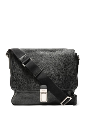 Prada Pre-Owned flapped leather shoulder bag - Black