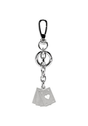 Maison Margiela playing-cards keyring - Silver