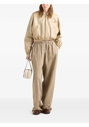 Prada old cotton and linen pants - Grey