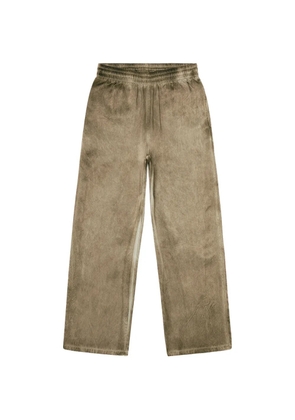 Diesel wrinkled-effect track pants - Brown