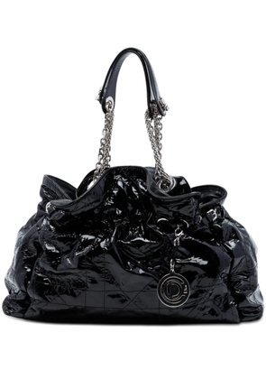 Christian Dior Pre-Owned 2010 Patent Cannage Le Trente tote bag - Black