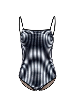 5PENING 24 Melanie check-print swimsuit - Black