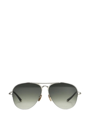 Jacques Marie Mage Amelia gradient-lens pilot sunglasses - Silver