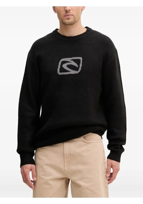 Rip Curl Inner Visions logo-intarsia sweater - Black
