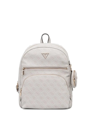GUESS USA logo-print zip-around backpack - Neutrals