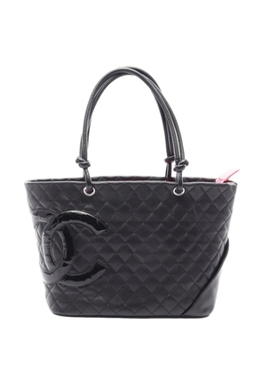 CHANEL Pre-Owned 2006-2008 Large Cambon Ligne tote bag - Black