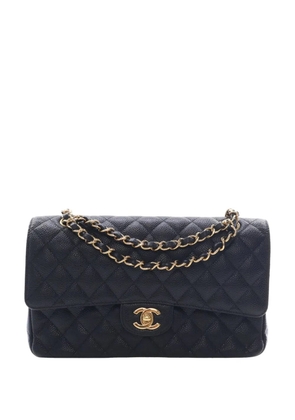 CHANEL Pre-Owned 2019 Medium Classic Caviar Double Flap shoulder bag - Black