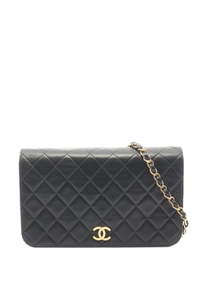 CHANEL Pre-Owned 1997-1999 Lambskin Full Flap shoulder bag - Black