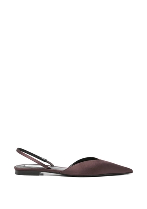 Victoria Beckham Angle Halter pumps - Brown