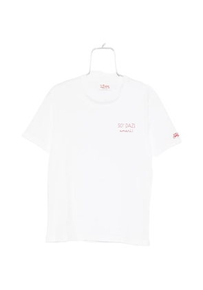 MC2 Saint Barth Portofino logo-embroidered T-shirt - White