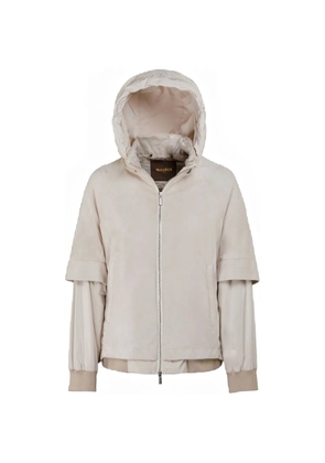 Moorer Talitha-STP hooded jacket - Grey