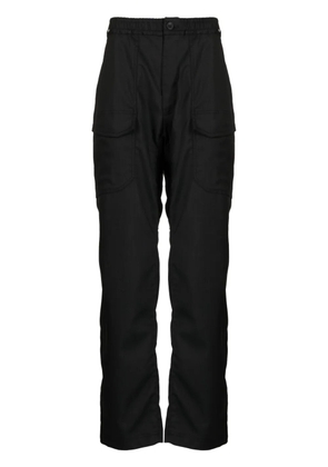 White Mountaineering elasticated waist straight-leg trousers - Black