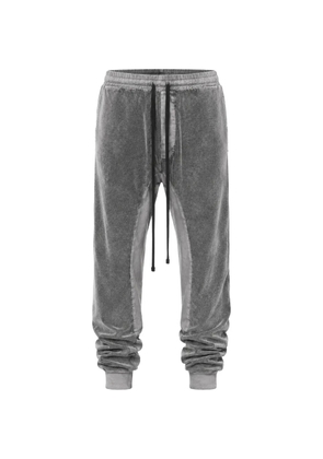 Thom Krom panelled drawstring track pants - Grey