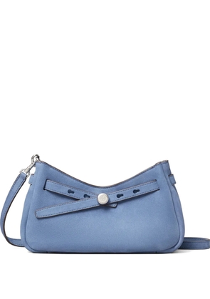 Tory Burch Romy nubuck zip-top crossbody bag - Blue