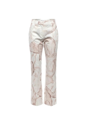 True Royal marble-pattern trousers - Pink