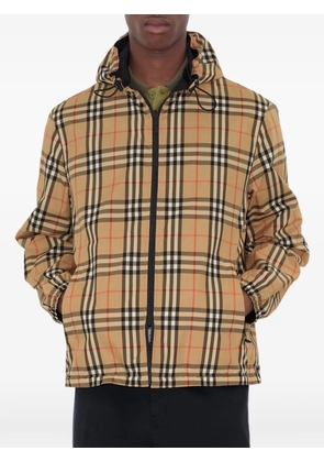 Burberry reversible Check hooded jacket - Neutrals