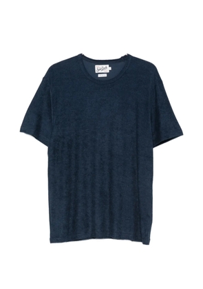 MC2 Saint Barth logo-embroidered T-shirt - Blue