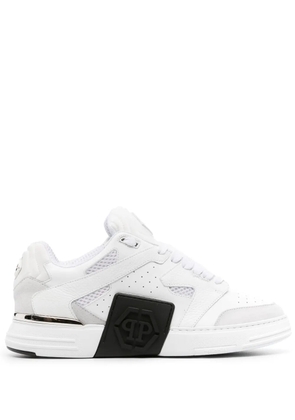 Philipp Plein Phantom Street leather sneakers - White