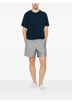MC2 Saint Barth logo-embroidered T-shirt - Blue