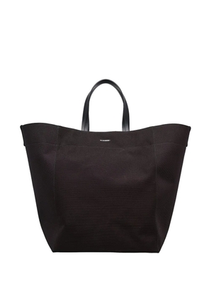 Jil Sander logo-print tote bag - Brown