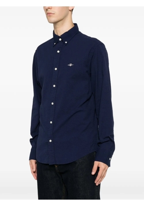 Gant seersucker button-down shirt - Blue