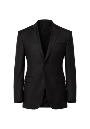 Corneliani single-breasted notch-lapel blazer - Black