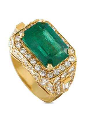 LB Exclusive emerald and diamond ring - Gold