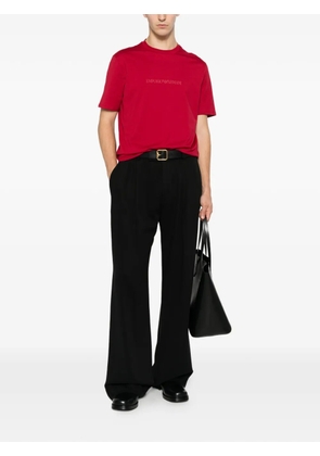 Emporio Armani logo-print short-sleeve T-shirt - Red