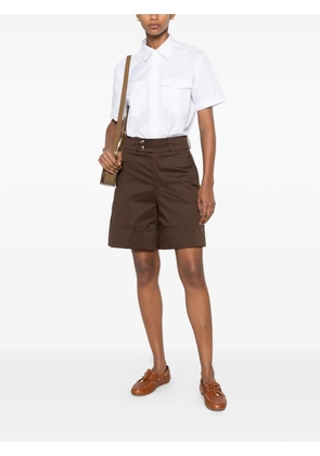 A.P.C. Milesa short-sleeve flap-pocket shirt - White