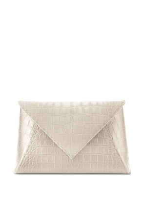 Tyler Ellis large Lee Pouchet clutch bag - Neutrals