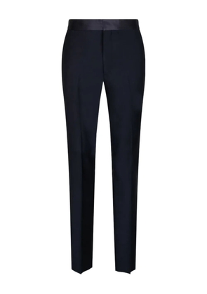 Givenchy satin-trim trousers - Blue