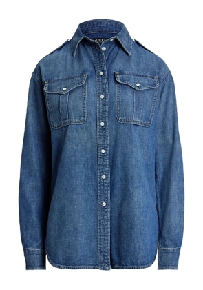 Lauren Ralph Lauren flap-pocket shirt - Blue