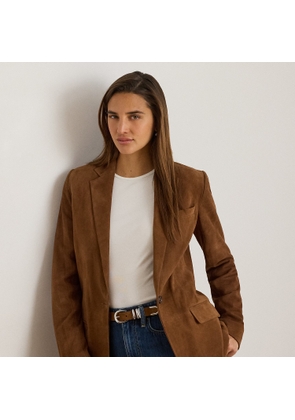 Goat-Suede Blazer