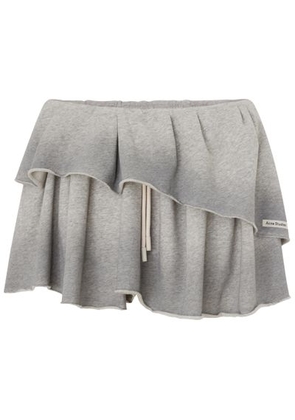 Fleece mini skirt