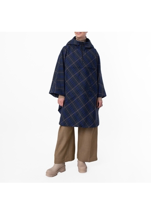 Burberry Packaway Check Printed Twill Cape