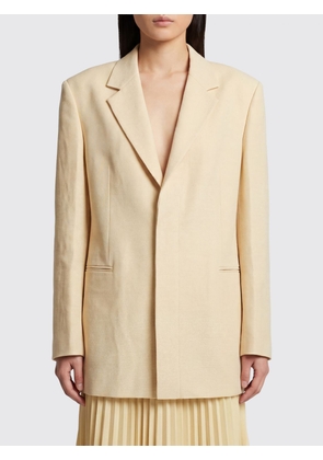 CARVEN Single-Breasted Blazer in Viscose Blend with Concealed Closure