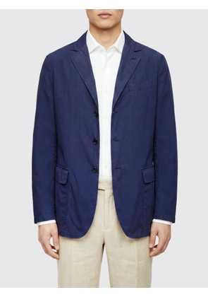 ASPESI Single-Breasted Cotton Blazer with Lapels