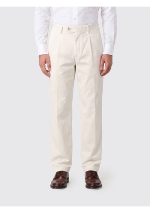 RE-HASH Pants Men color Yellow Cream