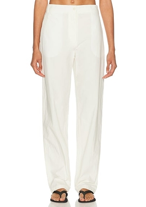 The Row Fael Pant in Off White - White. Size 6 (also in ).