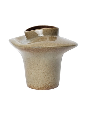 Ferm Living Evio Vase in Elm Green - Sage. Size all.