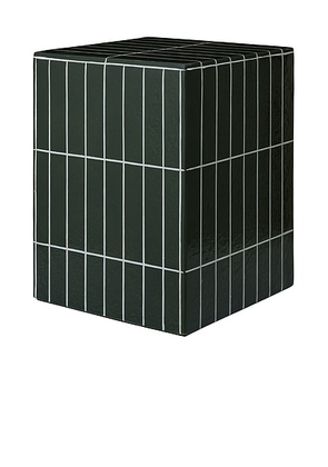 Ferm Living Pillar Side Table in Dark Green - Dark Green. Size all.
